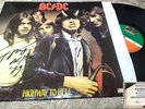 AC/DC HIGHWAY TO HELL original Autographed Autografo by A.YOUNG  RARE  EX+ 33 LP