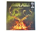 OVERKILL SCORCHED LP RARE AMBER WITH GREEN SPLATTER (2) VINYL