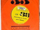 Teen Popcorn 45 LEFTY FRIZZELL Heaven's Plan COLUMBIA 33 VG+ PROMO HEAR