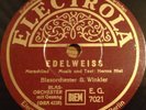 ORIGINAL EDELWEISS WW2 78RPM RECORD MUSIKKORPS GERMAN GERMANY MILITARY WEHRMACHT