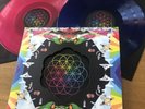 Coldplay RARE PINK & BLUE Limited Vinyl A Head Full Of Dreams Near Mint 2015 12”