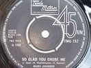 Marv Johnson So Glad You Chose Me Tamla Motown TMG737 Gordy Soul