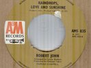 ROBERT JOHN**RAINDROPS LOVE & SUNSHINE**SOUL** THE A & M LABEL**LISTEN TO IT