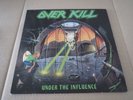 OVERKILL -UNDER THE INFLUENCE- AWESOME VERY HARD TO FIND 1ST PRESS LP VINYL 1988