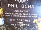 Original 1969 Still Sealed Vinyl LP Phil Ochs: Rehearsals for Retirement, Stereo