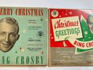 2 Vintage BING CROSBY 78 RPM Record Album Vinyl Merry Christmas DECCA 1945/1949