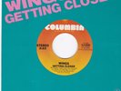 Paul McCartney Wings GETTING CLOSER US Columbia Label 45 w/ Die Cut Blue Sleeve
