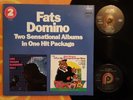 FATS DOMINO Blueberry Hill/When My Dreamboat Comes Home 2-LP Pickwick *SIGNED*