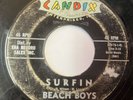 THE BEACH BOYS - SURFIN / LUAU, CANDIX 301, 45 RPM, 7
