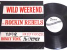 THE ROCKIN' REBELS WILD WEEKEND 1962 PROMO WHITE LABEL LP SWAN SLP-509 ROCK