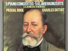 G695 Saint-Saens 5 Piano Concertos Roge Dutoit 3LP DECCA 6.35541 FK Digital St
