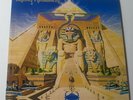 IRON MAIDEN POWERSLAVE REISSUE WITH BOOKLET SPATTERED LIGHT BLUE VINYL