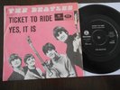 THE BEATLES RARE DANISH SP  TICKET TO RIDE R 5265 ORIG 65