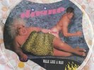 DIVINE  WALK LIKE A MAN   *SUPER RARE UNCUT SHAPED PICTURE DISC MINT*
