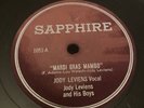 ROCKABILLY Sapphire 78 RPM Jody Leviens - Mardi Gras Mambo 1051 E-