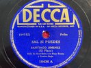 SANTIAGO JIMENEZ Decca 10436 78rpm Sal Si Puedes/Tenmela Hay