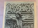 Assuck Necro Salvation 7” Vinyl 1989 Blue Paper Rigid Records Ripping Headaches