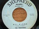 THE TRENTONS: All Alone 45 Shepherd rare doo-wop MP3 hear
