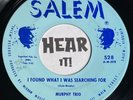 Superb VA Bluegrass Hillbilly Gospel 45 CLYDE MURPHY TRIO I Found /Shutins SALEM