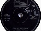 Spinners - For All We Know/I'll Always Love You, 7