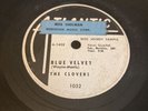 DOOWOP PROMO Atlantic 78 RPM The Clovers - Blue Velvet 1052 E-