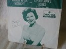 Patsy Cline 45 rpm.   Walking After Midnight  original 1957  V.G.++