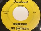 The Contrasts - Summertime / More 45 - Contrast Records 001 - R&B Soul