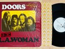 DOORS LA Woman '71 1st press White Label Radio Promo Elektra-Shrink w/HYPE-nice