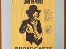 JIMI HENDRIX Broadcasts US ORG 1970's Black Vinyl LP + INSERT Minty