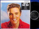 LP ELVIS PRESLEY - FOR LP FANS ONLY / GERMAN BLACK RCA 15757-8 / RARE CLUB EDIT
