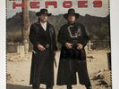 Johnny Cash and Waylon Jennings LP Record, Heroes, NM/NM, 1986 1st Ed., Shrink
