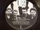 U2 The Unforgettable Fire Promo 12 Inch Vinyl Sampler Bad Wire.