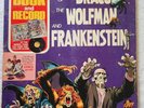 A STORY OF DRACULA THE WOLFMAN AND FRANKENSTEIN Rare  VTG 1975 Comic Book Record