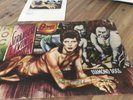 David bowie  diamond dogs album signed in 1974 andy peters certificate very rare