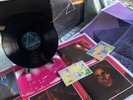 Pink Floyd Dark Side Of The Moon Vinyl UK A11/B10 2x Posters + Stickers EX/VG