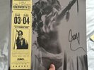liam gallagher KNEBWORTH  signed DOUBLE YELLOW VINYL   HAND SIGNED 12” Print