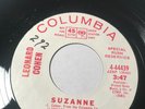 NM LEONARD COHEN 45 Suzanne Hey That's No Way To Say Goodbye Columbia Promo viny