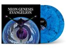 NEON GENESIS EVANGELION VINYL NEW  LIMITED TRANSLUCENT BLUE LP  ANIME SOUNDTRACK