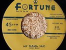 LITTLE EDDIE   My Mama Said / Yellow Moon   FORTUNE 845   M-