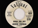 Northern Soul Popcorn 45 - George Freeman - Down And Out - Valiant