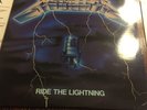 Metallica Ride the Lightning LP VINYL Original 1st Press 1984 Megaforce Records