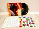 Bon Jovi - 7800 fahrenheit original Japan LP OBI Stri + INSERT + POSTER RARE