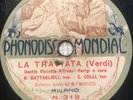 Battaglioli / Colli - 11” Phonodisc Mondial 318 / 319 - 78 rpm record