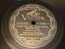 COUNTRY Victor 78 RPM Hernandez Brothers - When You And I Were Young V-40081 E