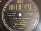 Lazaro Quintero Yayo El Indio Chiracha Cielito Lindo Continental Latin 78 RPM