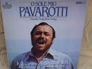 Luciano Pavarotti Signed Autographed O Sole Mio Album Vinyl LP Record Neapolitan