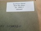 78 Kid Prince Moore Back Bite Blues 18695-1 unissued Test Pressing