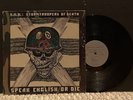 Stormtroopers of Death Speak English or Die Vinyl Record 1985 Megaforce MRI1269