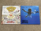 Green Day - Dookie Nirvana - Nevermind Vinyl Record Bundle 90s Punk Grunge