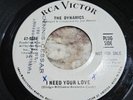 THE DYNAMICS   I Need Your Love / Love Me   Promo 45